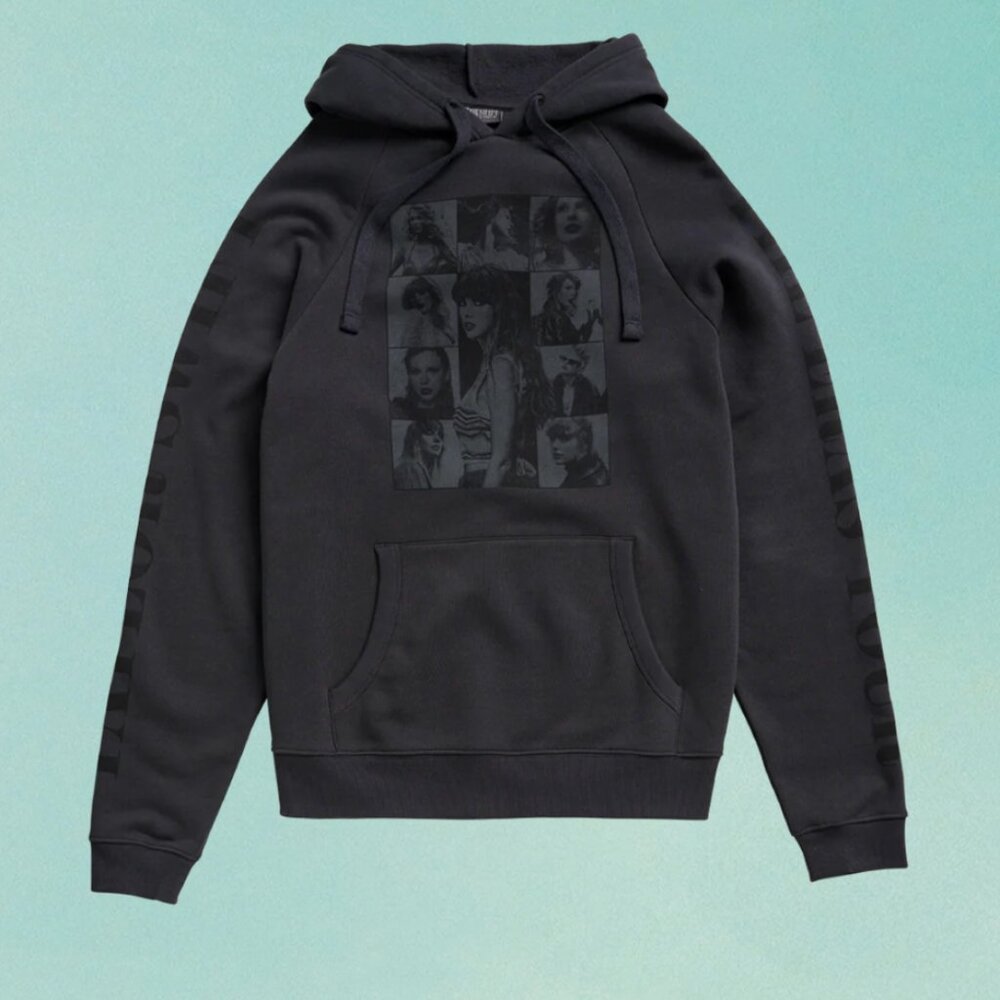 The Eras Tour Through LA Black Hoodie